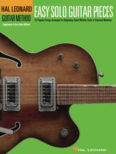 Hal Leonard Guitar Method Easy Solo Guitar Pieces Guitar and Fretted sheet music cover